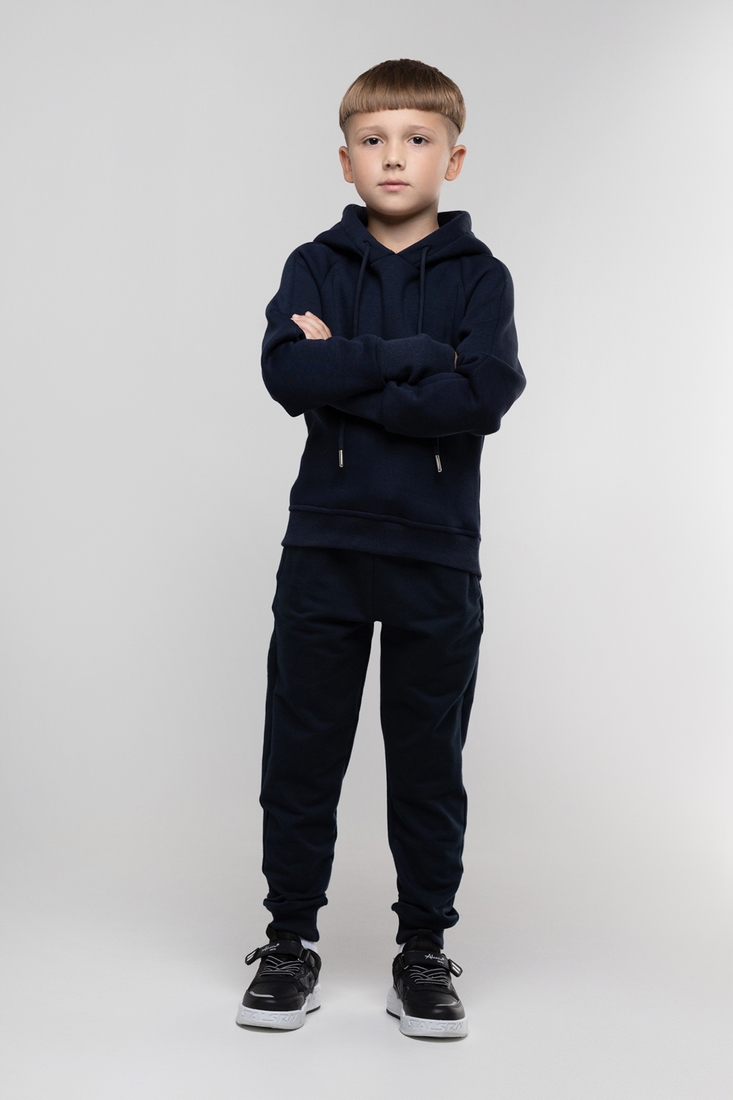 Фото Спортивні штани однотонні для хлопчика Deniz 500 116 см Темно-синій (2000990055897D)