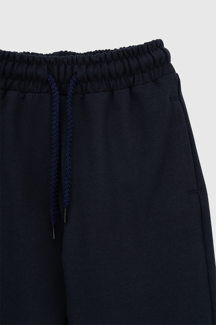 Фото Спортивні штани однотонні для хлопчика Deniz 500 116 см Темно-синій (2000990055897D)