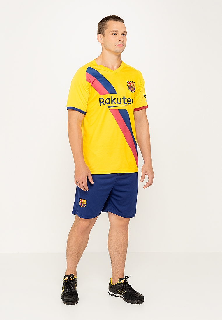 Фото Футбольная форма футболка+шорты BARCELONA S Желтый (2000904330591A)