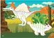 Книга Перші розмальовки з кольоровим контуром і наліпками. Динозаври 3743 (9789669873743) Фото 3 з 3
