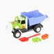 Вантажівка з лопаткою, формами для піску Киндервей KW-12-010-70 Салатовий (2000989568629) Фото 1 з 4