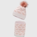 Набір шапка+снуд для дівчинки Talvi Олені 54-56 Білий (2000990216434D)(NY) Фото 1 з 10
