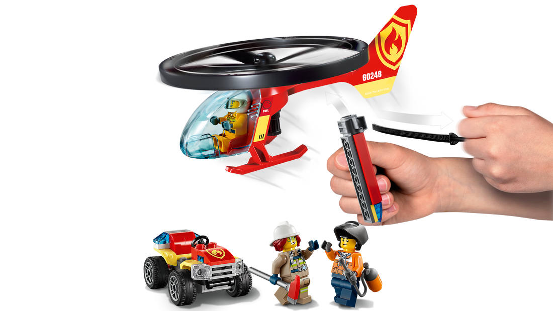 Фото Конструктор LEGO City Пожарный спасательный вертолёт (60248)