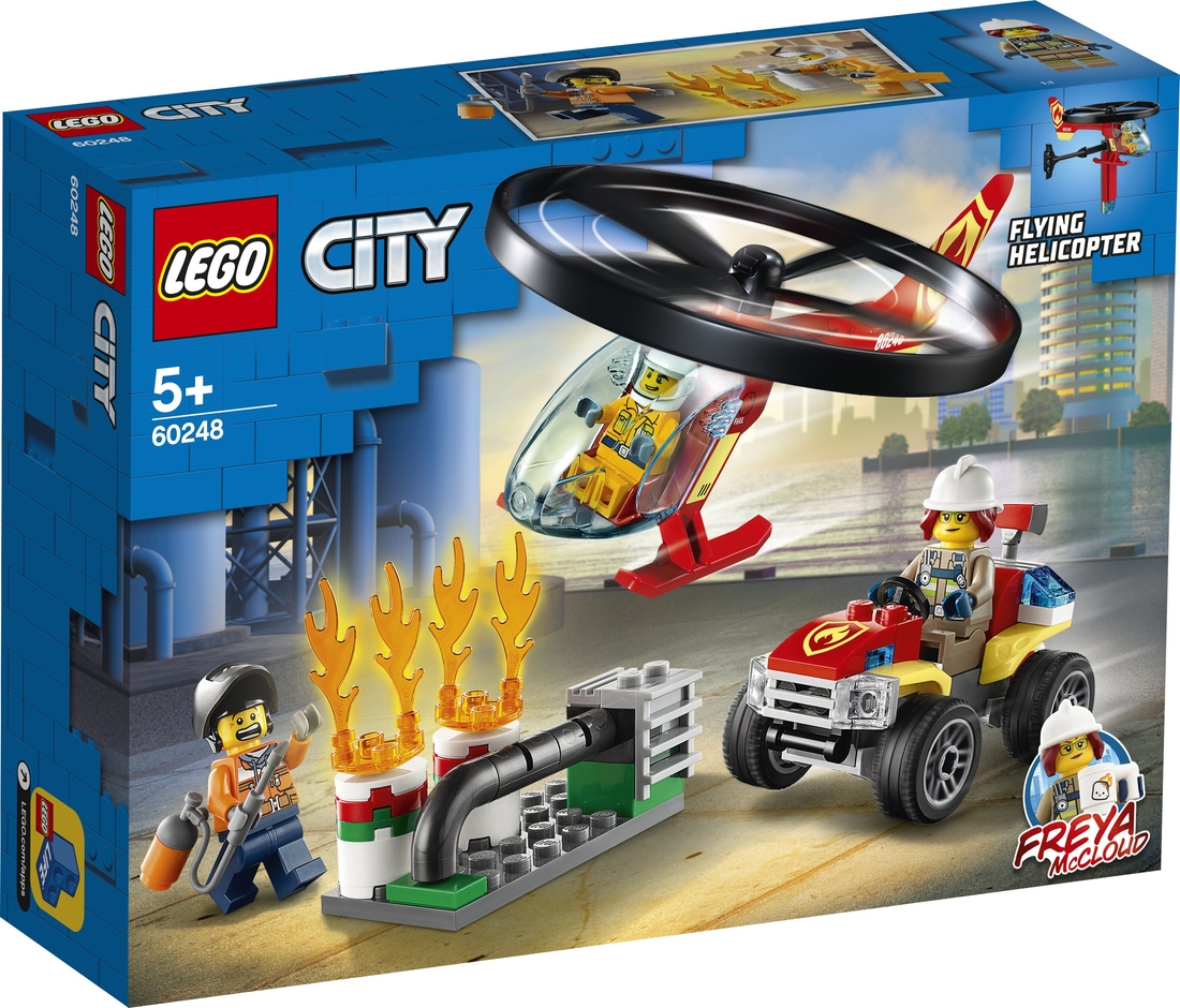 Фото Конструктор LEGO City Пожежний рятувальний вертоліт (60248)