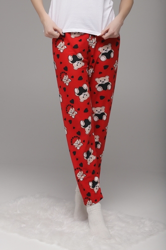 Фото Пижамные брюки Мишки 2XL Красный (2000989351948A)