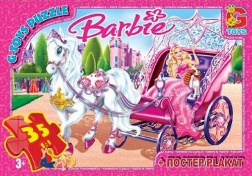 Пазлы ТМ "G-Toys" из серии "Barbie" BA006 (4824687632400)