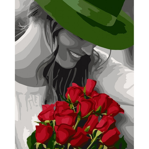 Фото Набор для росписи по номерам "Цветы любимой" 40 * 50см KHO4705 (4823104320531)