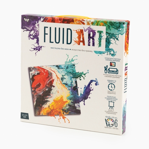 Фото Креативное творчество "Fluid ART" Danko Toys FA-01-03 Разноцветный (2000989845140)