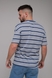 Мужская футболка с узором FIGO 2889 XL Синий (2000989489689S) Фото 2 из 8