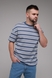 Мужская футболка с узором FIGO 2889 XL Синий (2000989489689S) Фото 1 из 8