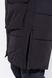 Куртка однотонная мужская 9903 S Черный (2000990544315W) Фото 4 из 16