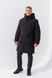 Куртка однотонная мужская 9903 3XL Черный (2000990544360W) Фото 1 из 16