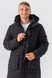 Куртка однотонная мужская 9903 3XL Черный (2000990544360W) Фото 2 из 16