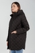 Куртка однотонна жіноча On me M22236 6XL Чорний (2000990314697D) Фото 5 з 15