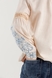 Сорочка з вишивкою для дівчинки Cuento 3042 134 см Бежевий (2000990264121A) Фото 7 з 16