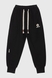 Спортині штани з принтом Yekipeer 9805 146 см Чорний (2000990066534W) Фото 9 з 15