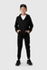 Спортивный костюм (кофта, штаны) для мальчика MAGO T355 152 см Черный (2000989918301D) Фото 1 из 19