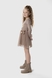 Сукня з принтом для дівчинки Pop Fashion 7342 110 см Капучино (2000990154187D) Фото 3 з 12