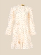 Сукня з візерунком жіноча LAWA WTC02305 2XL Біло-персиковий (2000990559364S)(LW) Фото 7 з 12