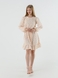 Сукня з візерунком жіноча LAWA WTC02305 2XL Біло-персиковий (2000990559364S)(LW) Фото 5 з 12