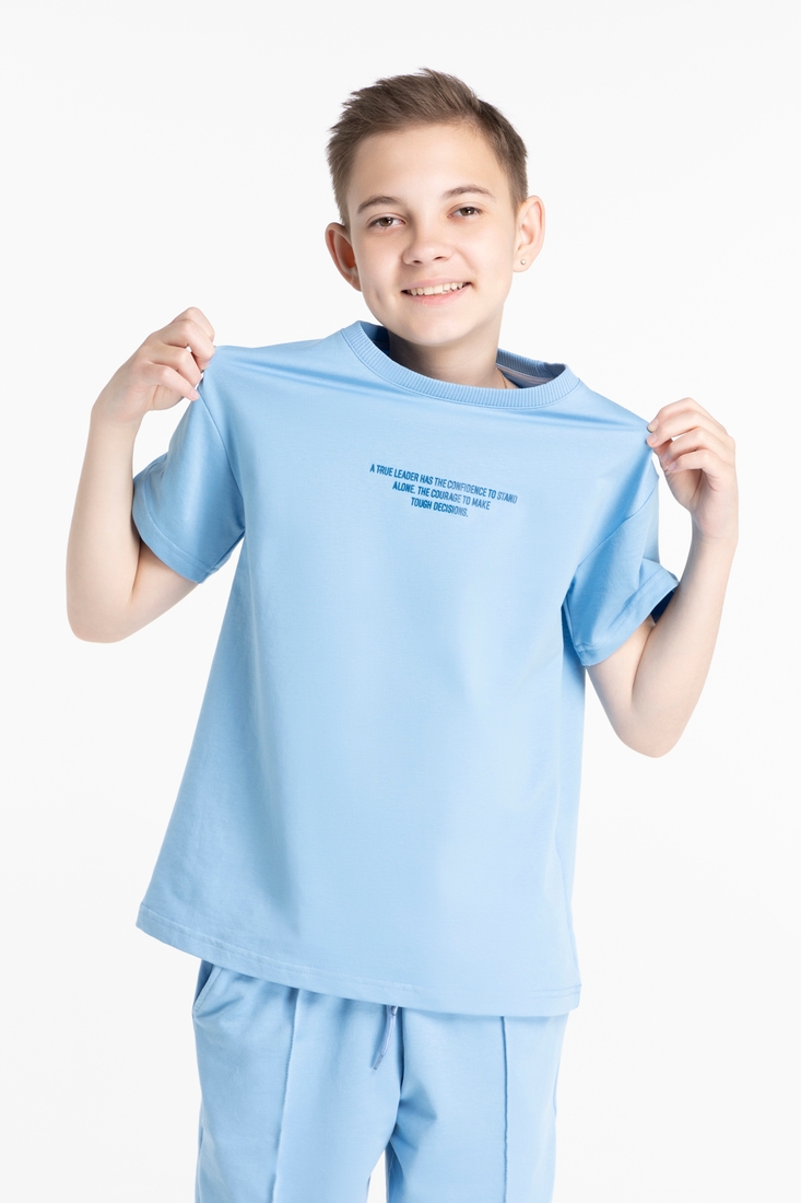 Фото Костюм футболка+шорты детский ADK 2922 152 см Голубой (2000989455356S)