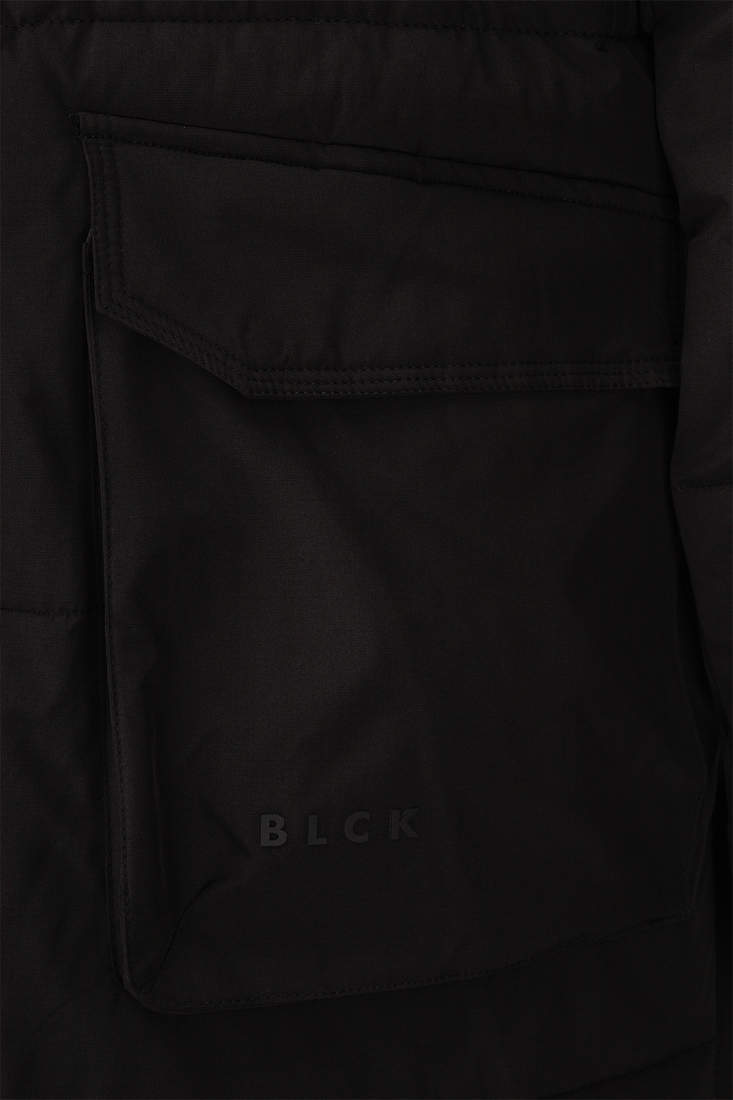 Фото Куртка однотонна чоловіча 9903 3XL Чорний (2000990544360W)