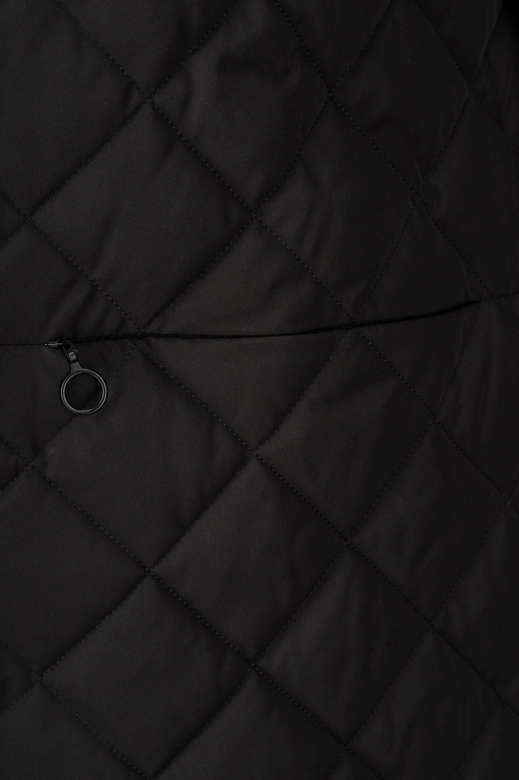 Фото Куртка однотонна жіноча On me M22236 6XL Чорний (2000990314697D)