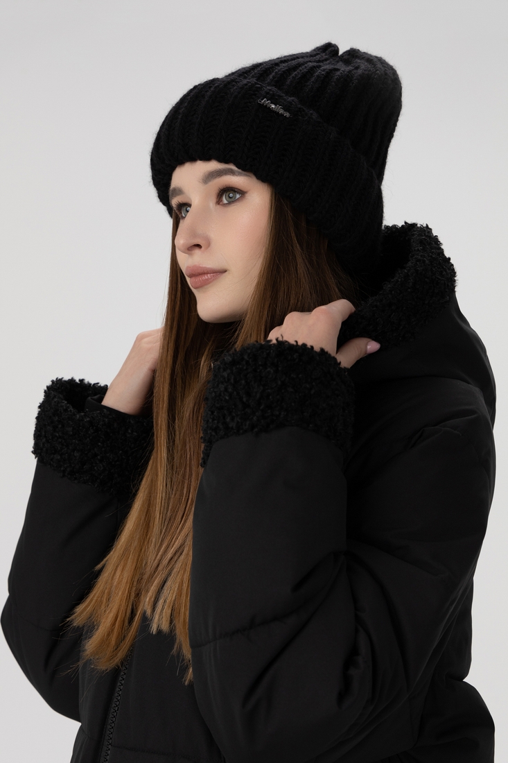 Фото Куртка зимова жіноча 170 50 Чорний (2000990090386W)