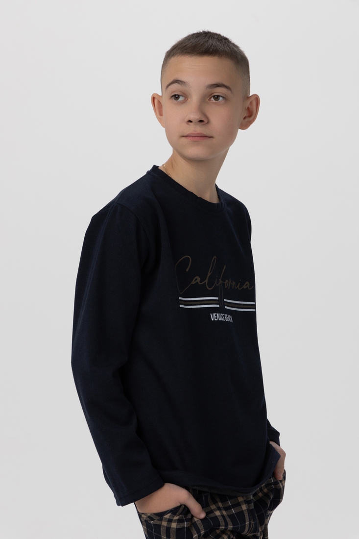 Фото Піжама для хлопчика Mimoza 200 14-15 років Темно-синій (2000990108210A)