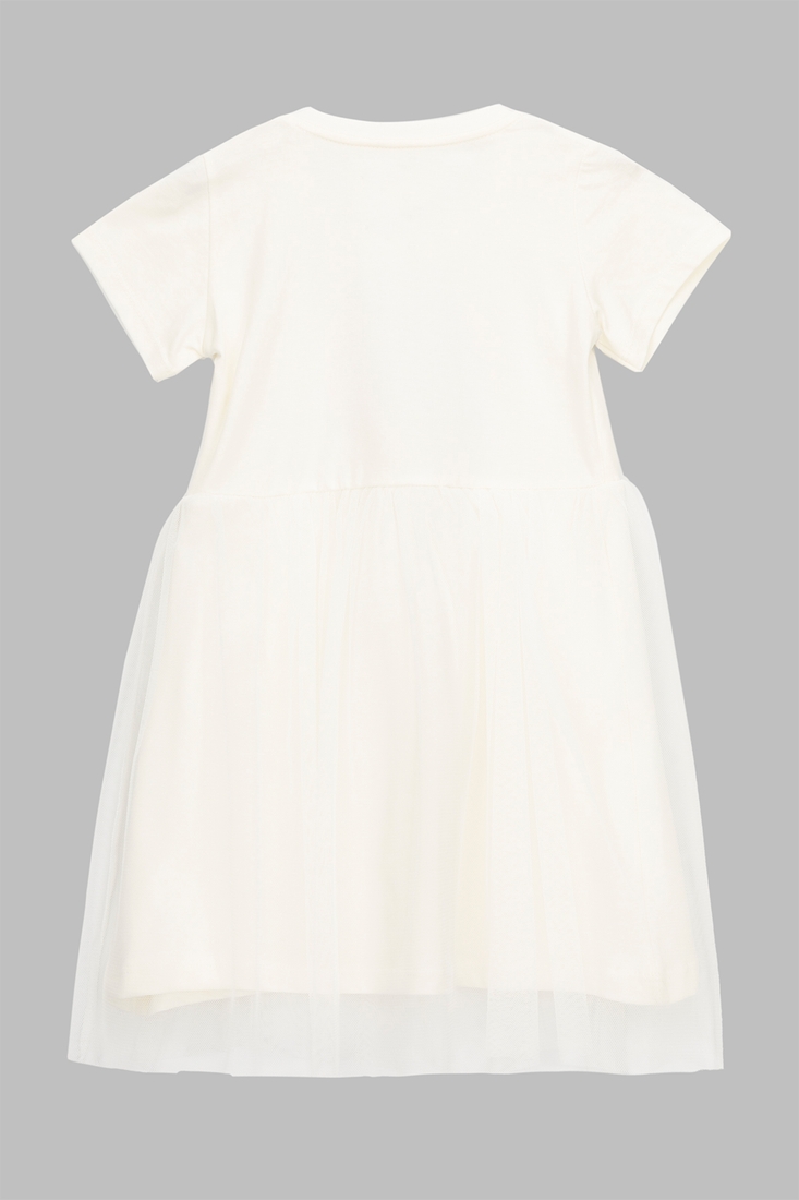 Фото Платье для девочки Ecrin 5277 128 см Молочный (2000990434791S)