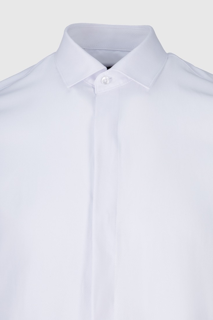 Фото Рубашка классическая мужская однотонная 36002 3XL Белый (2000990194541A)