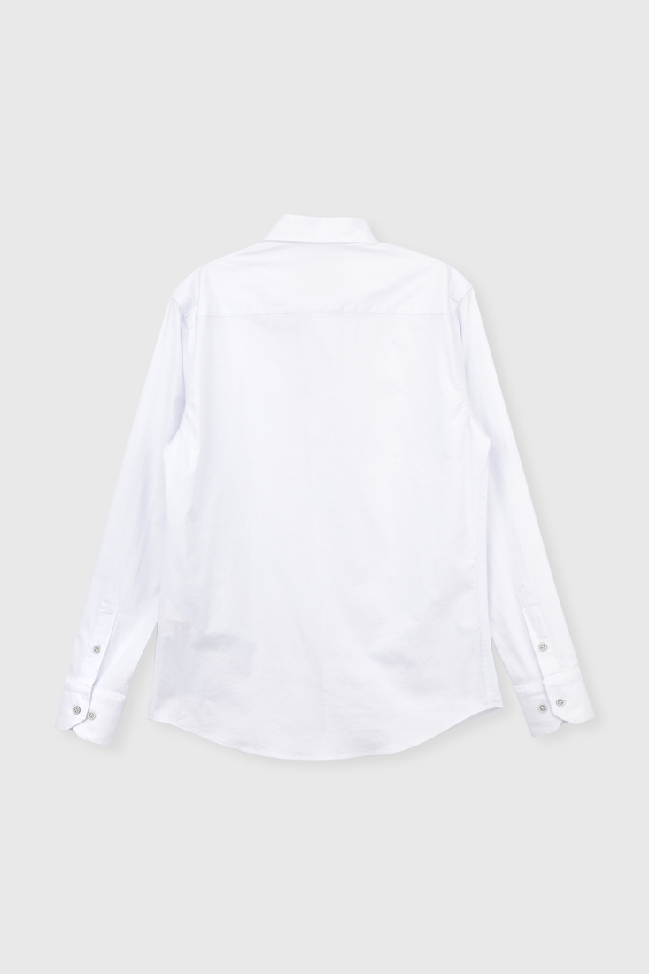 Фото Рубашка классическая однотонная мужская Redpolo 3808 2XL Белый (2000989956648A)