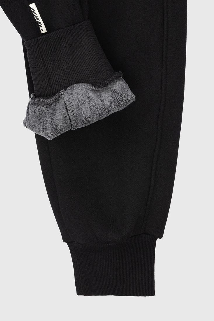 Фото Спортині штани з принтом Yekipeer 9805 146 см Чорний (2000990066534W)