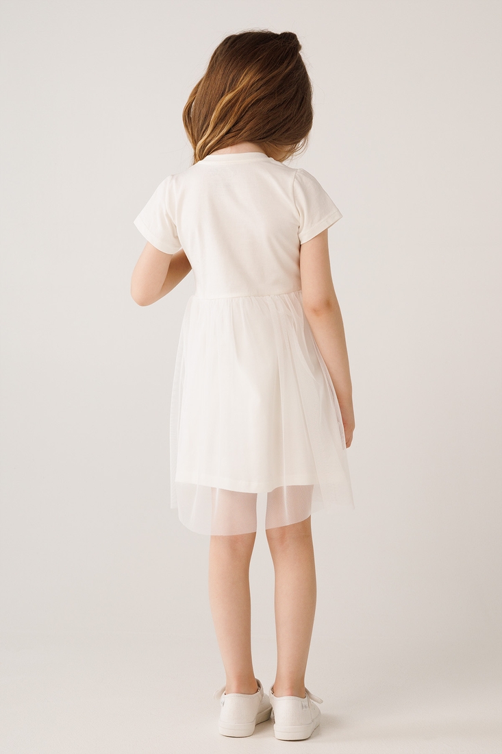 Фото Платье для девочки Ecrin 5277 104 см Молочный (2000990434722S)