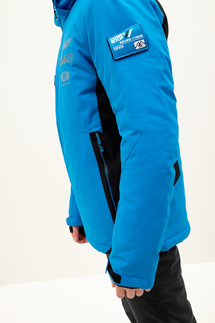 Фото Куртка High MH11199-1001 XL Чорно-блакитний (2000904392452W)