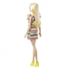Лялька Barbie "Модниця" з брекетами у смугастій сукні HJR96 (194735094325) Фото 2 з 5