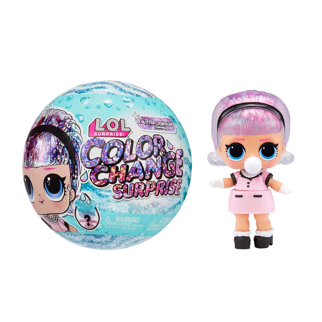 Фото Игровой набор с куклой L.O.L. Surprise! Glitter Color Change 585299 (6900007303309)