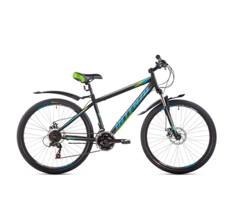 Велосипед FORSAGE26 13 Чорно-зелений з синім (2000904048106)