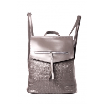 Жіноча сумка Stimul-рюкзак 8002B 33x28x12 см Сірий (2000903678403)