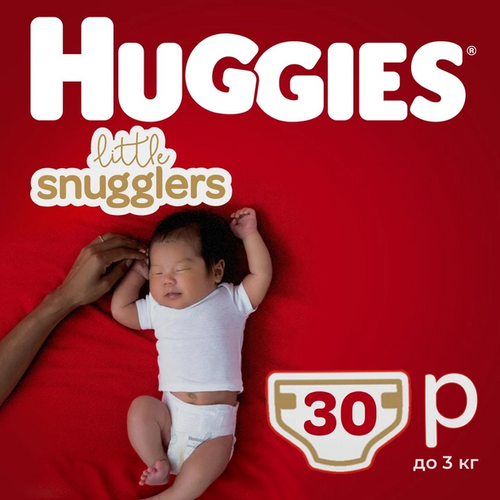 Фото Підгузки Huggies Little Snugglers 30 шт. (36000673302)