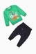 Костюм малявка для мальчика (реглан+штаны) Breeze 17915 74 см Зеленый (2000989457848D) Фото 1 из 8