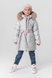 Куртка зимова для дівчинки J-09 104 см Сірий (2000989630821W) Фото 1 з 25