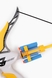 Лук и набор стрел с электростатической наклейкой LD TOYS 9012Y Желтый (2002012347461) Фото 5 из 7