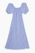 Сукня з візерунком жіноча Poncik 23058 XL Синій (2000989721666S) Фото 7 з 9