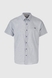 Рубашка с узором мужская Redpolo 3927 3XL Синий (2000990620606S) Фото 6 из 9