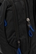 Рюкзак чоловічий 841-1 Чорно-синій (2000990399243А) Фото 6 з 9