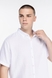 Рубашка однотонная мужская Stendo 14215 3XL Белый (2000989628439S) Фото 2 из 11