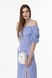 Сукня з візерунком жіноча Poncik 23058 XL Синій (2000989721666S) Фото 4 з 9