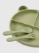 Набір дитячого силіконового посуду YY5291 Різнокольоровий (2002014490561) Фото 3 з 5