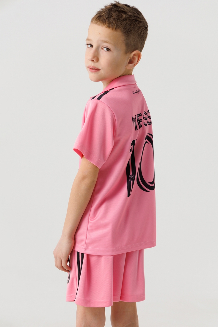 Фото Футбольна форма для хлопчика BLD INTER MESSI 152 см Рожевий (2000990367495A)